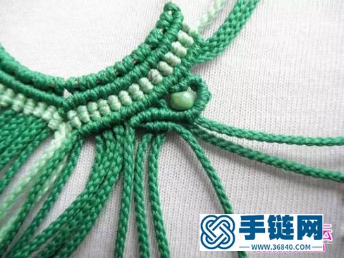 生機盎然的斜卷結耳飾的制作方法