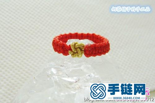 同心結戒指和多彩手鏈的制作方法