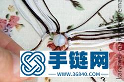 中國結編織圓鏡耳環方法圖解