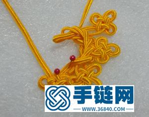 中國結編結制作的精美胸花圖解