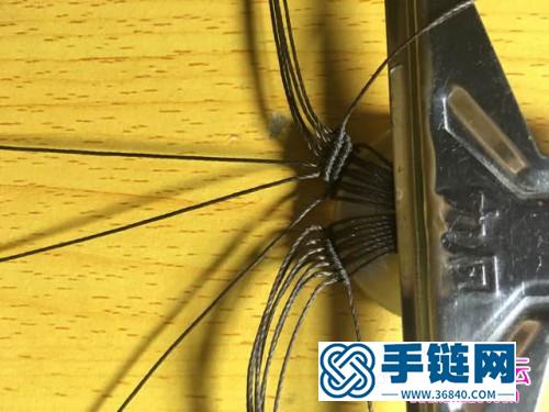 繩編春藤平安扣項鏈的詳細編織教程