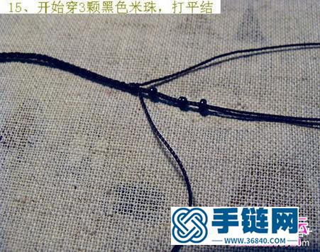 草莓水晶手鏈的制作步驟圖（源泉小屋作品）