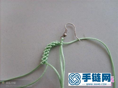 心形珍珠耳環的制作方法