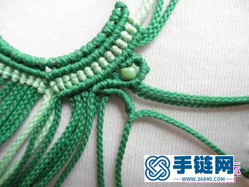生機盎然的斜卷結耳飾的制作方法