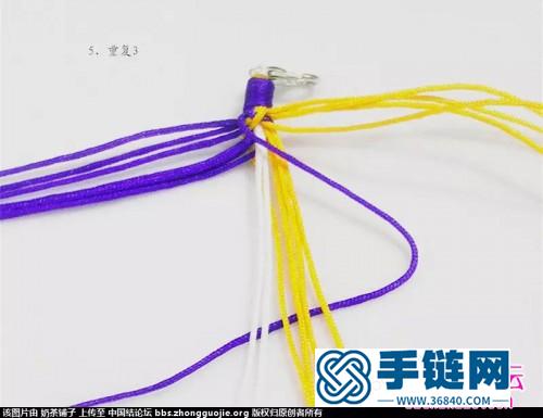 中國結編織九乘迦葉金剛繩手鏈教程