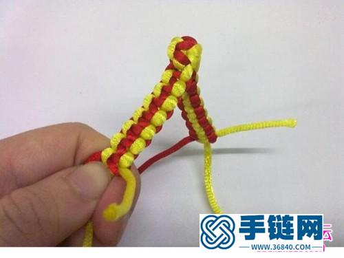 中國結(jié)心形雙心結(jié)的制作圖解