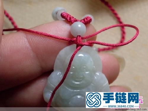玉墜掛繩打結方法圖（詳細步驟）