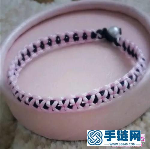 中國結編織雀頭結手鏈方法圖解