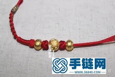 中國結編織制作鴻佑轉運珠手繩教程