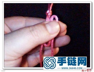 中國結編織花朵吊墜小掛件教程