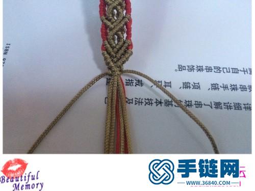 玉線水晶珠手繩的詳細制作教程
