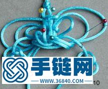中國結之二寶蝴蝶的制作圖解