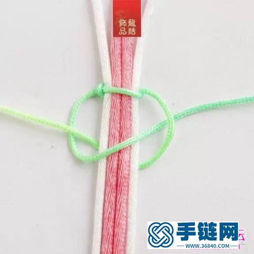 可愛五彩串珠手鏈的編織方法