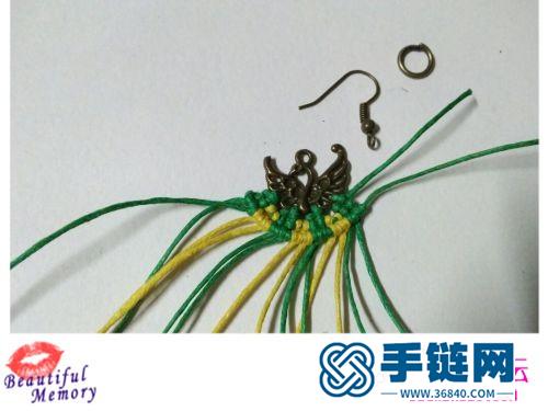 復古清新耳環的制作方法