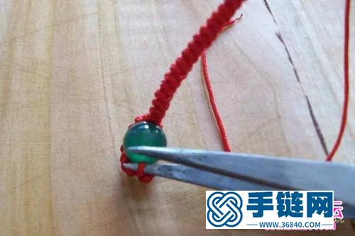 中國結編織瑪瑙戒指的方法教程
