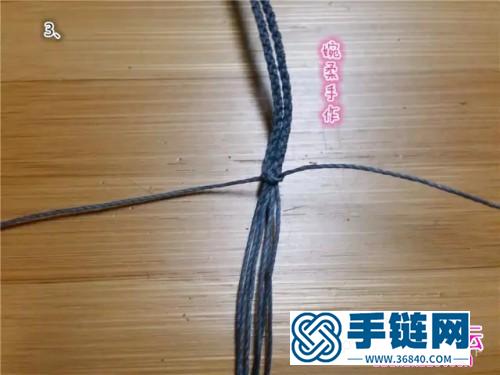 中國結(jié)編織項鏈尾扣方法圖解