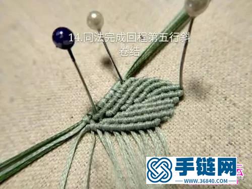 小清新桃花項鏈的詳細制作教程