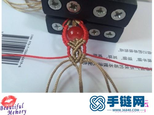 玉線水晶珠手繩的詳細制作教程