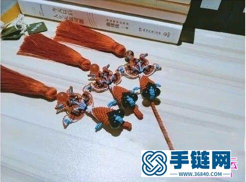 繩編金魚流蘇掛飾的詳細(xì)制作圖解