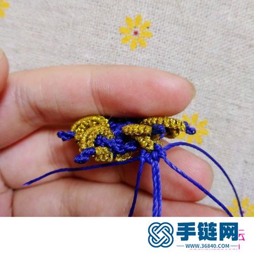 繩編吊蠟墜的詳細編制圖解