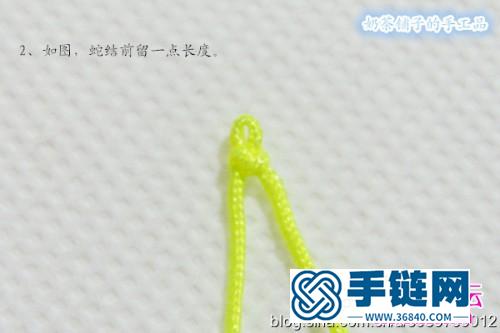 紅繩四股辮玫瑰花戒指的編法教程