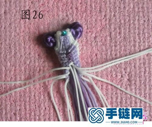 立體小金魚掛飾的編結過程