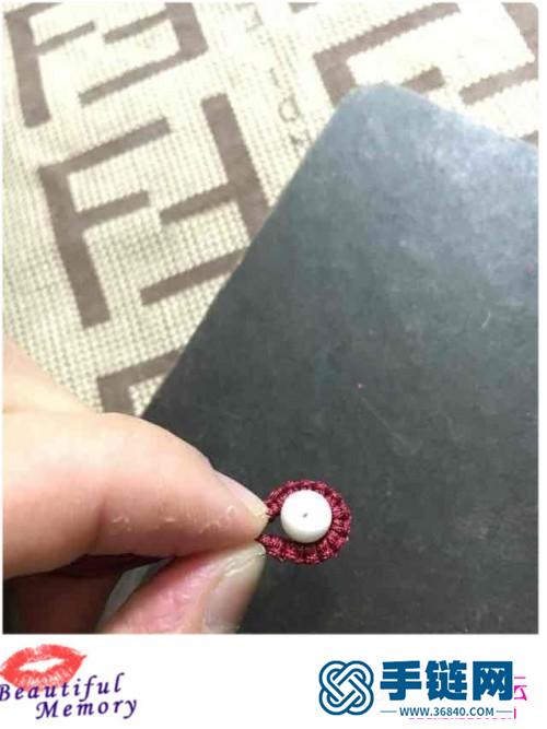 玉線硨久磲串珠手鏈的詳細編織教程