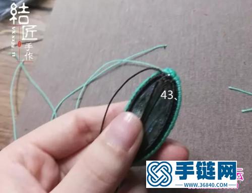 中國結(jié)編織包石小魚兒胸針教程（項鏈墜）