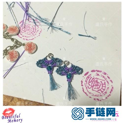 玉線編織迷你耳環(huán)