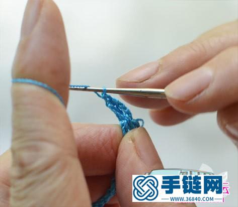中國結紐扣結變身花苞手鏈的詳細制作教程