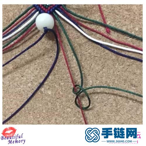 玉線菩提手鏈的詳細編織過程