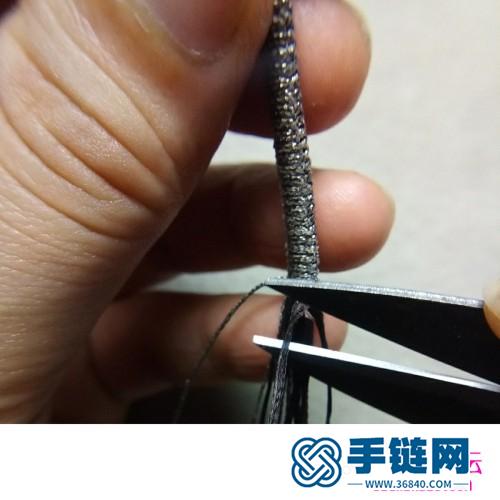 繩編蛇造型包石吊墜的詳細制作方法