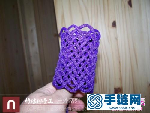 傘繩編大章魚擺件的編制教程