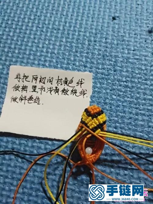 繩編辟邪小飾品的制作圖解