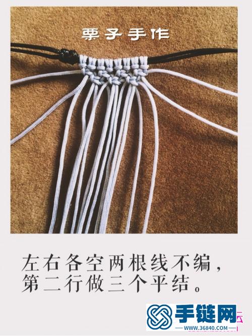 用繩編憤怒的貓頭鷹步驟圖