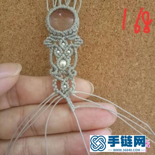 蠟線包西瓜晶手繩的制作方法