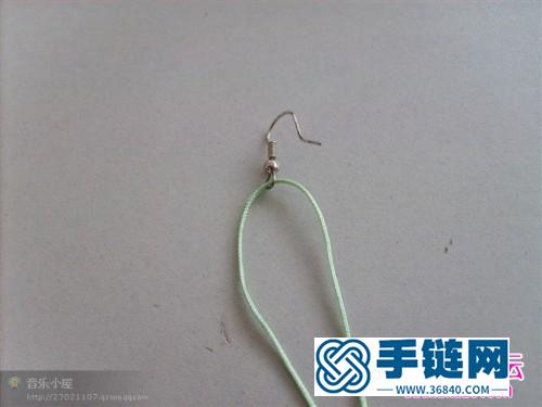心形珍珠耳環的制作方法
