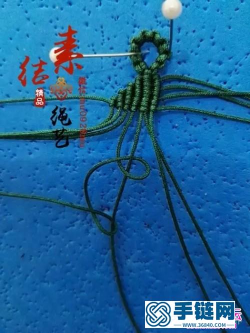 中國(guó)結(jié)編織樹(shù)葉手繩教程