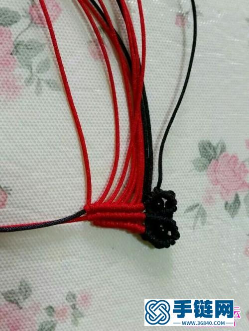 中國結蝴蝶胸針的編制方法步驟