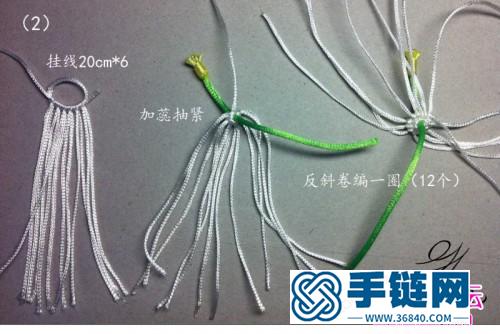 用中國結制作的鈴蘭花的方法教程