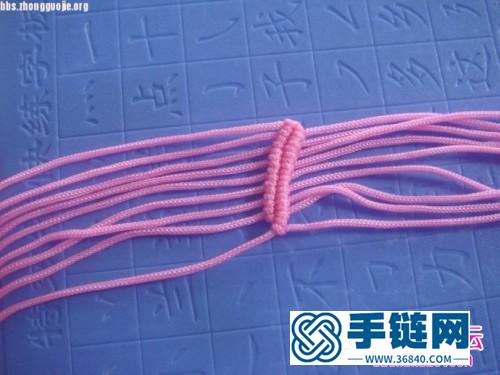 中國結編織蓮花的方法圖解
