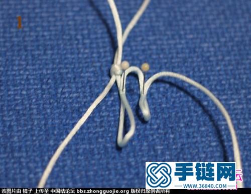 中國結編織蝶戀花小掛飾圖解