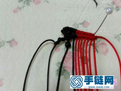 中國結蝴蝶胸針的編制方法步驟