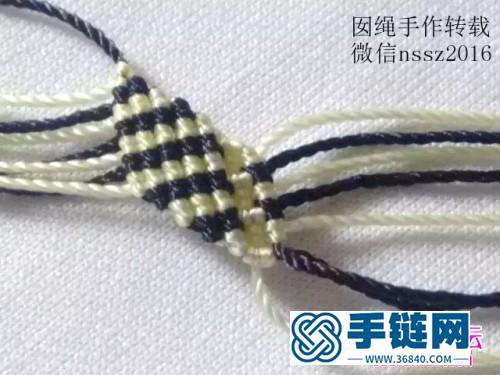 中國結編織制作的男款手繩教程