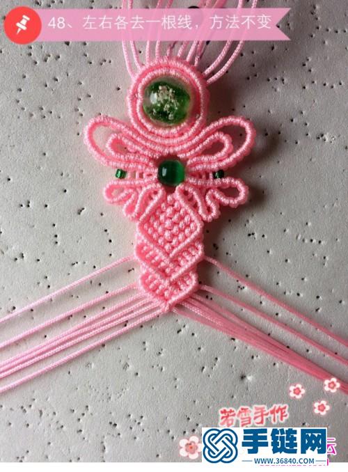 粉蝶串珠手鏈的詳細編織教程