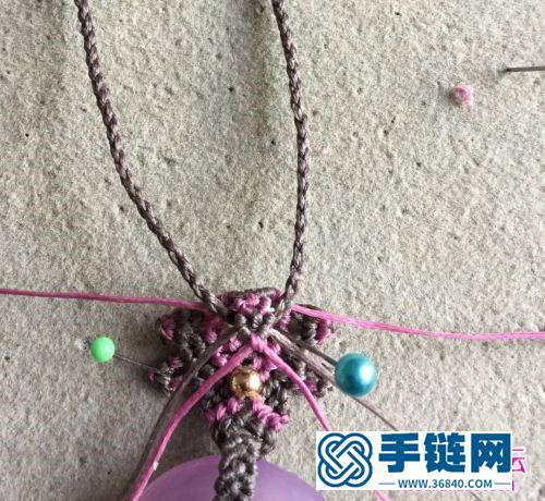 粉玉髓平安扣蜻蜓款相連的詳細制作教程