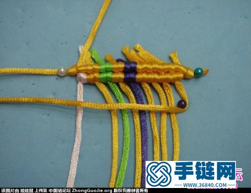 中國(guó)結(jié)編織鴛鴦的方法圖解（二種不同的尾巴）