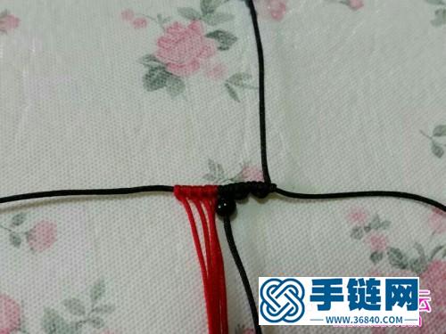 中國結蝴蝶胸針的編制方法步驟