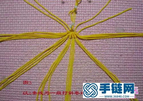 中國結制作的香水百合花教程