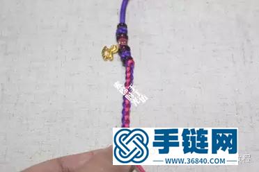 中國結編織四股辮的方法圖解